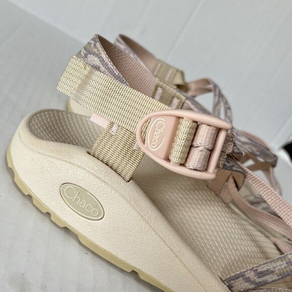 Chaco ZX/2 Cloud Dual Adjustable Straps Cushioned Sandals Womens US 12 Beige - Picture 7 of 12